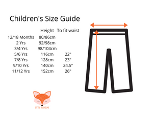 Trousers size guide