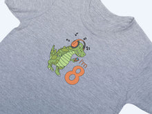 Load image into Gallery viewer, 8th birthday dinosaur t-shirt