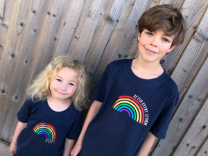 Rainbow of hope t-shirt and After every storm rainbow t-shirt