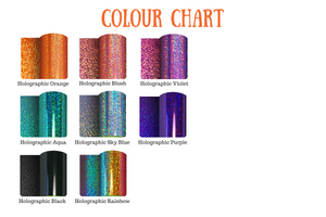 Holographic colour chart
