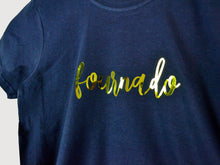 Load image into Gallery viewer, Fournado Slogan 4th Birthday T Shirt, close up