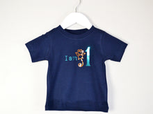 Load image into Gallery viewer, I am age monkey birthday t-shirt