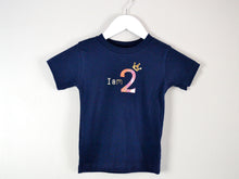 Load image into Gallery viewer, I am age princess birthday t-shirt