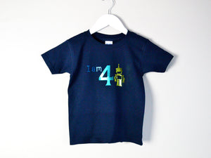 I am age robot birthday t-shirt
