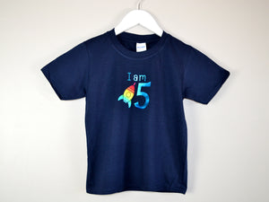 I am age rocket birthday t-shirt