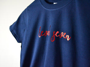 Level Seven Slogan 7th Birthday T Shirt, close up