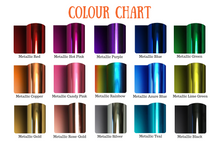Load image into Gallery viewer, Metallic colour chart