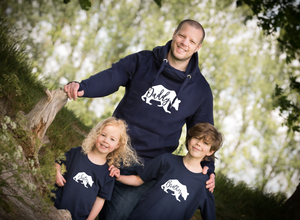 Daddy Bear Hoodie, Sister Bear T-shirt and Brother Bear T-shirt
