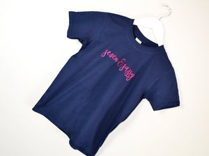 Seven & Sassy Slogan 7th Birthday T Shirt, tilted image