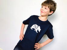 Load image into Gallery viewer, Big bear t-shirt being modelled by big boy